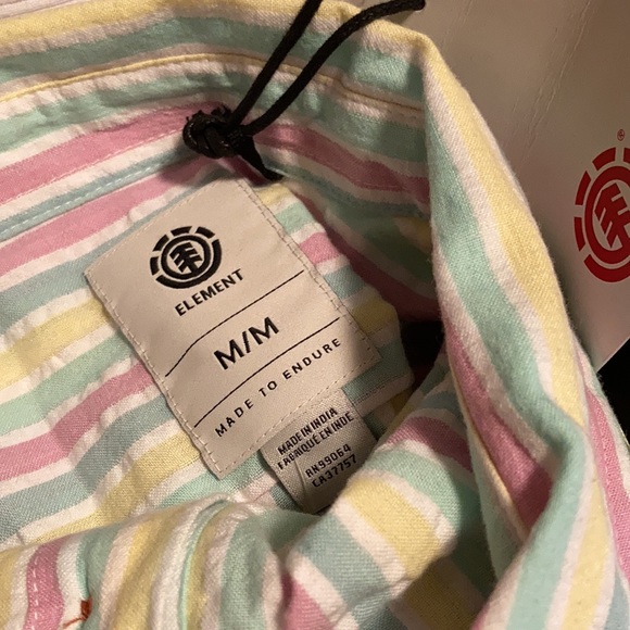 🆕👔ELEMENT SEARSUCKER COTTON SHIRT👔🆕 - Picture 15 of 16